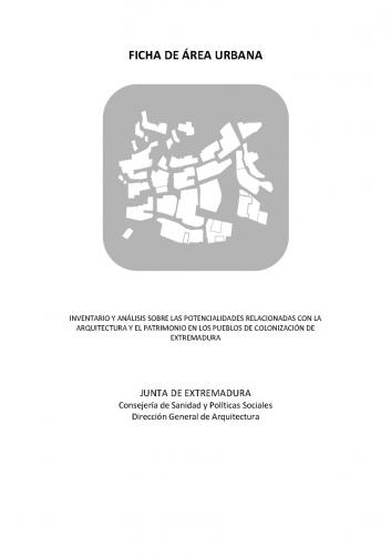 Inventory and Analysis of the Colonisation Villages in Extremadura