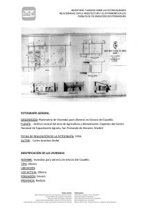 Inventory and Analysis of the Colonisation Villages in Extremadura