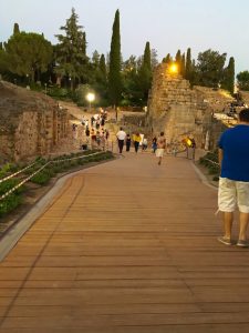 Accesos al Teatro Romano, Mérida